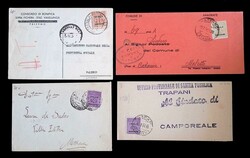 AMGOT Sicilia - 21 lettere e IP con varie affrancature tra cui una ...