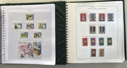 Vaticano - inizio di collezione + doppi in 4 album / classificatori