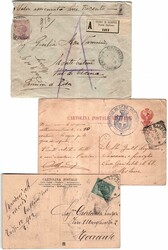 Tripoli di Barberia - 5 lettere e cartoline con varie affrancature di ...