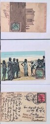Sudan 1907/1946 - 12 lettere e cartoline con varie affrancature ed ...
