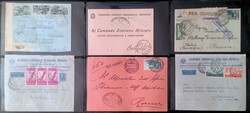 P.M. A.O.I. - 23 lettere e cartoline con vari annulli tra cui PM N° ...