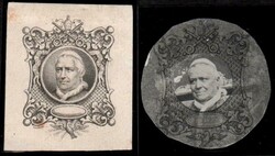 Saggio Delpierre - bozzetto originale di un ritratto fotografico del ...