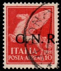 PA G.N.R. Verona 10 l. (124) annullo di favore di Verona come ...