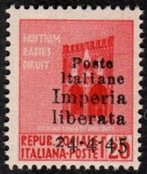 C.L.N. Imperia 20 c. non emesso (22). Bello e raro Ray. Catalog price ...
