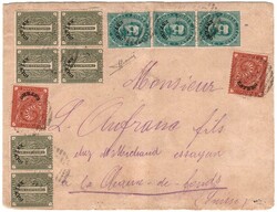 Da Tunisi a La Chaux-de-Fonds (Svizzera) ove giunse il 9 APR 1889 con ...