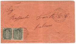 Da TUNISI / POSTE ITALIANE 9.8.89 - C1 a Palermo con coppia 1 c. ...