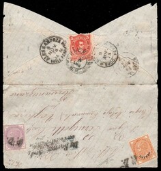 Da Buenos Aires 5 OTT 75 a Rivanazzano con al verso 5 c. rosso e al ...