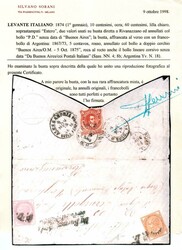 Da Buenos Aires 5 OTT 75 a Rivanazzano con al verso 5 c. rosso e al ...