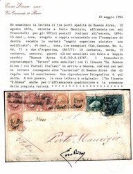 Rarissima lettera da Buenos Aires 10 AGO 76 a Porto Maurizio con ...