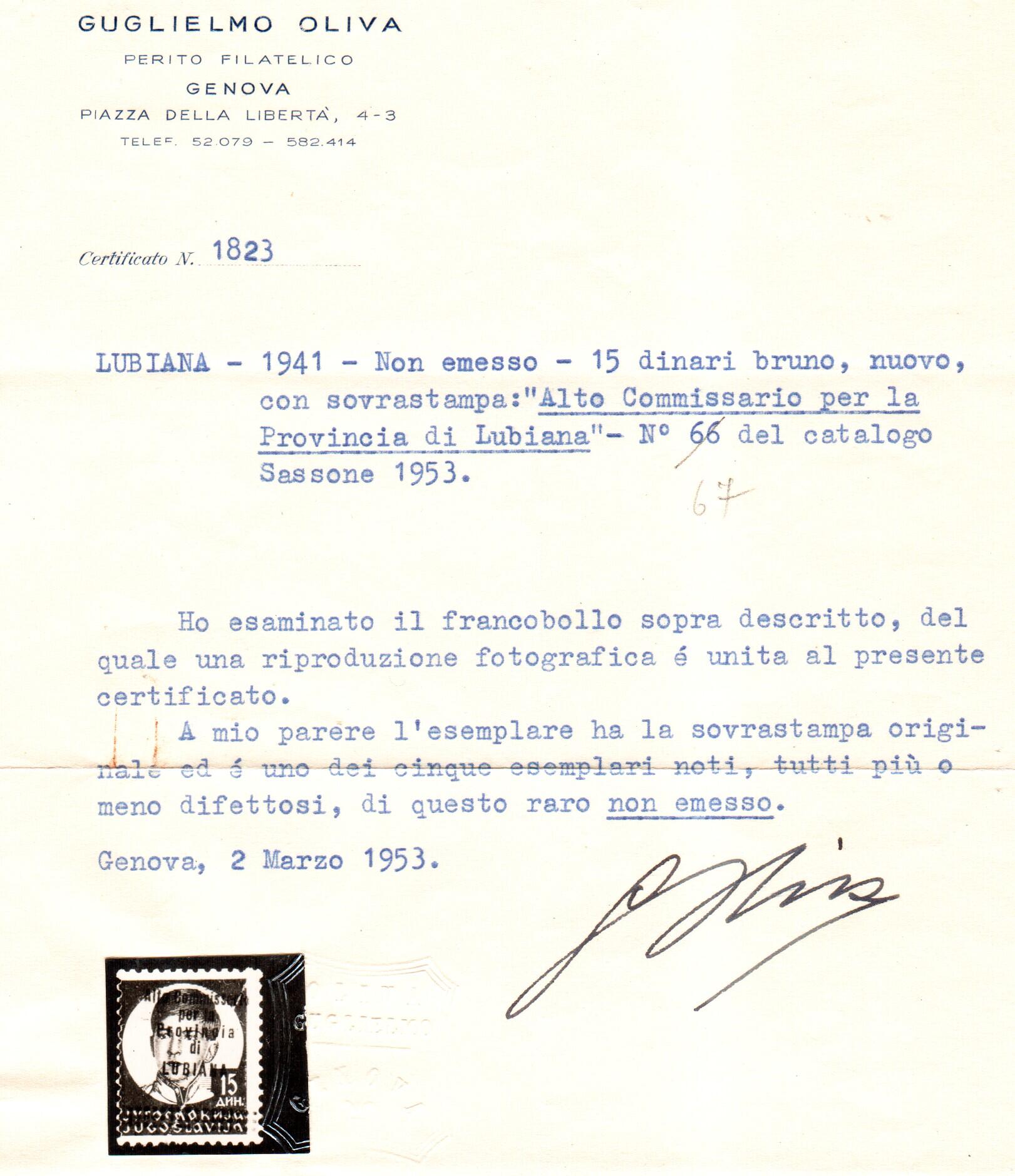 Image 1 for lot number 622 for Filatelia Sammarinese Public Auction