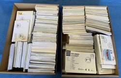 Repubblica Italiana Annullamenti - 2 grosse scatole con oltre 2.500 ...