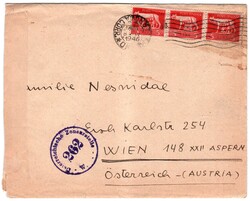 Austria, Zona Russa - da Milano 8.4.46 a Wien con Luogot. 5 l., 3 es. ...