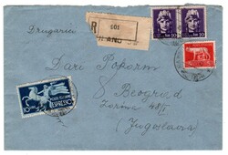 Jugoslavia - racc. espr. da Milano 20.4.46 in Jugoslavia con Luogot. ...