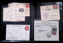 Egeo - 25 lettere e cartoline + 1 frammento con varie affrancature ed ...