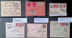Egeo - inizio di collezione di 45 lettere / IP / cartoline con ...