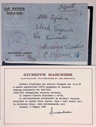 Creta 1941 - cartolina affrancata con francobolli greci, resa in ...