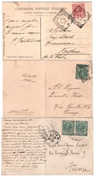 Tripoli di Barberia - 6 lett./cart. con varie affr. di Regno o ...