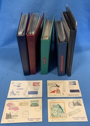 San Marino - oltre 350 FDC in 5 raccoglitori. Notata PA 1.000 l. ...