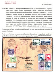 M.E.F. - raccomandata da Bender Cassim negli USA, affrancata con ...