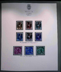 Malta - inizio di collezione di PO, segnatasse e foglietti dal 1964 ...