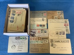 Spagna e Portogallo - 200 lettere e cartoline con varie affrancature ...