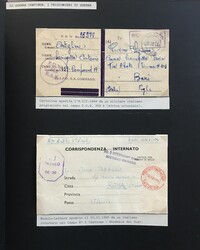 Posta Militare II Guerra - 38 lettere/cartoline con Feldpost tedesche ...