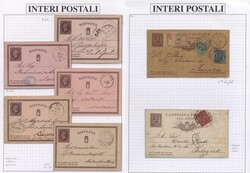 Cartoline postali Vittorio Emanuele – Umberto C 1/C 29 – resto di ...