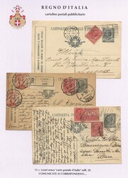 Interi Postali Regno d'Italia - Pubblicitari - collezione di 172 ...
