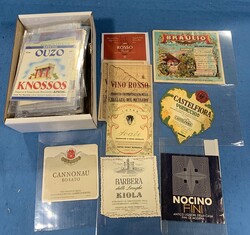 Etichette di Vini e Liquori - inizio di collezione di oltre 280 ...