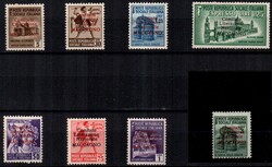 C.LN. Maccagno - PO + EX 8 val. cpl. (1/8). Il 3 lire cert. oro Ray. ...