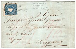 Svizzera - da OSTIGLIA 4/9 (59) a Lugano con 15 s. azzurro vivo (32a) ...