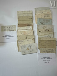 ITALIE. Départements conquis GENES 87, l'ERIDAN, PUIS PO 104, La ...