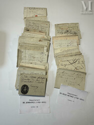 BELGIQUE. Très bel ensemble de marques des départements : 93 (Deux ...