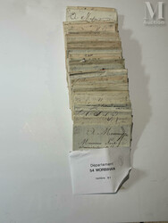 Départements 51, 53 et 55 MOSELLE et 83 YONNE. + de 300 plis dont ...