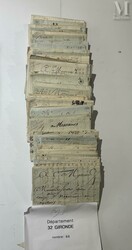 Très bel ensemble composé de plus de 1000 plis des départements 20 ...