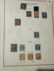 5 albums anciens comprenant une collection de France 1849-1939, ...