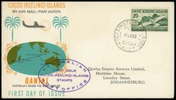 3925: Îles Cocos - Covers bulk lot
