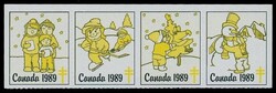 The complete set of 1989 issue progressive proofs in seven strips of ...