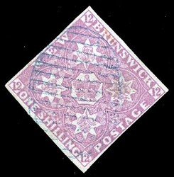 1sh Bright Red Violet used, well margined with lovely colour and ...