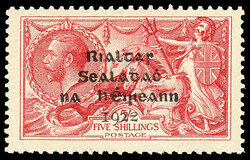 5sh Carmine Rose mint, VF LH