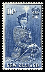 1953-1957 Queen Elizabeth II set of 16 mint, F-VF LH