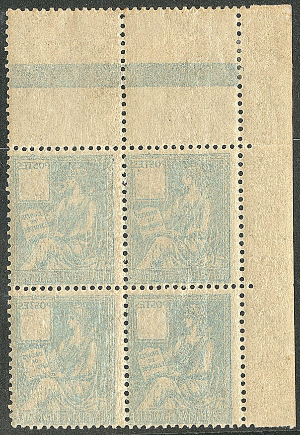 ** Mouchon. Recto-verso. No 114c, bloc de quatre cdf. - TB (cote ...