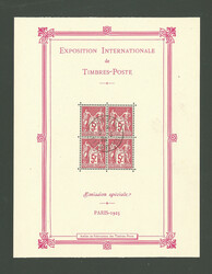 2565060: France MS special - Souvenir / miniature sheetlets