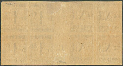 * Type VIII. No 8B bloc de quatre + 8a (surcharge renversée) bloc de ...