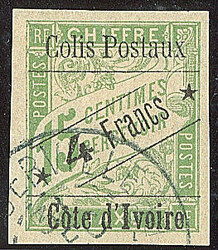 2435: 象牙海岸 - Parcel stamps