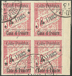 2435: 象牙海岸 - Parcel stamps
