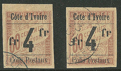 2435: 象牙海岸 - Parcel stamps