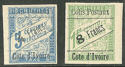 2435: 象牙海岸 - Parcel stamps