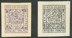 * Taxe. Nos 1, 2. - TB (cote Yvert: 635 €)