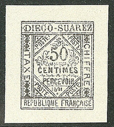 (*) Taxe. No 2. - TB (cote Yvert: 340 €)